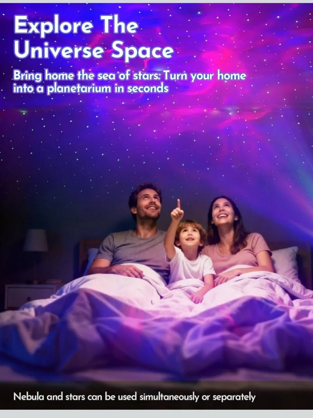 Astronaut Galaxy Projector for Bedroom Decor - Picture 2 of 11